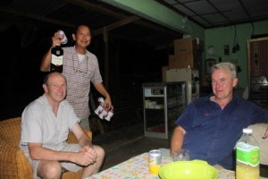 Father Bong with Patrick and Peter