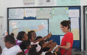 Sam hands out pressies