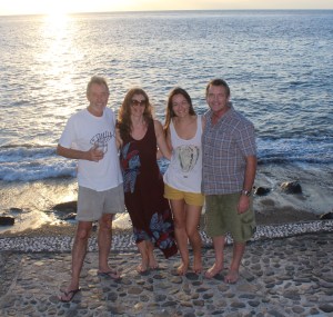 John Whyte, Sally, Sam and John Moran