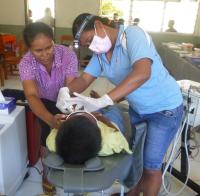 Aida with some help from Mom