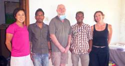 The team with the Maubisse boys