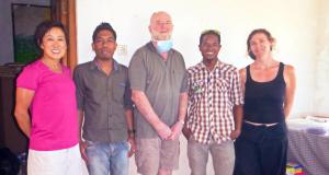 The team with the Maubisse boys