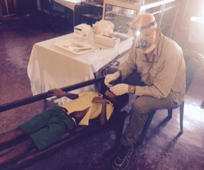 Geoff triaging in Bobonaro