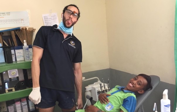 Dr J and a happy patient